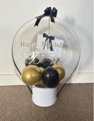 Bespoke Balloon on the box