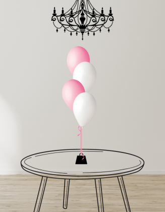 Four Helium Balloons