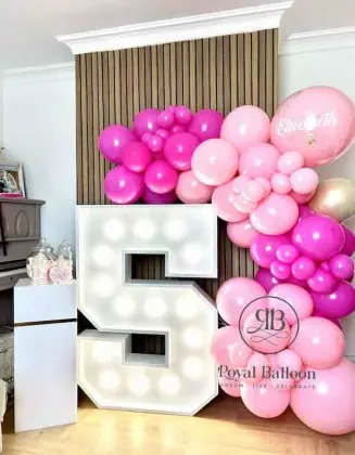 Light Number with Arch Eli