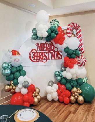 Acrylic Christmas Backdrop