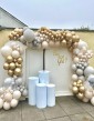 Gender Reveal Backdrop Setup