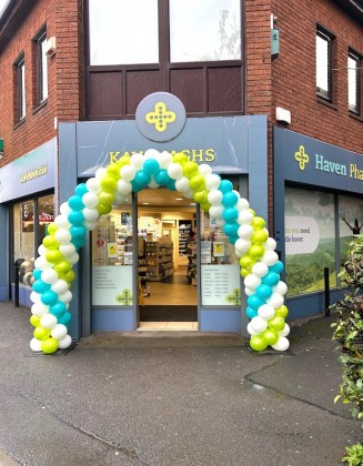Classic Balloon Arch Branded Colours