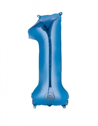 40" Balloon Blue Number 1