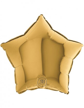 Gold Star Foil Balloon 18''