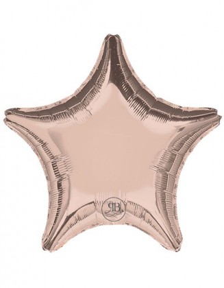 Rose Gold Star Balloon Foil 18''