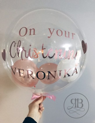 Bobo Balloon Personalised Christening
