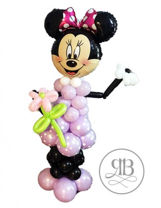 Minnie/ Mickey with flower