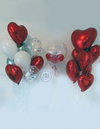 Luxury Valentine's balloons Bouquets and bespoke Balloon