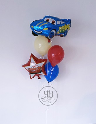 Car and balloons for boys