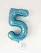 Inflated Light Blue Number