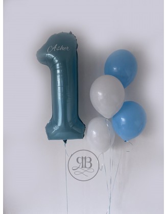 Number with 4 balloons