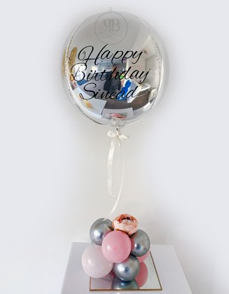 Centerpiece Bespoke Foil ORB Balloon