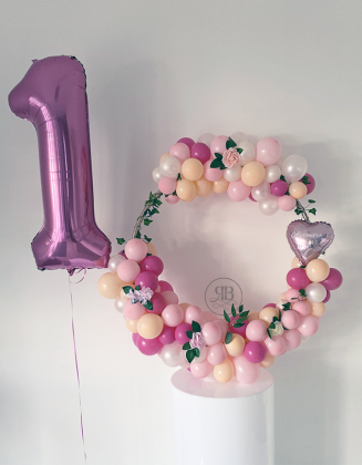 Balloon Hoop with number