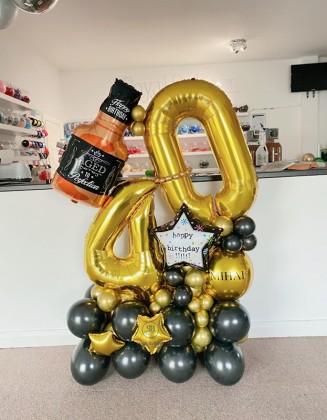 Milestone Balloon Display...