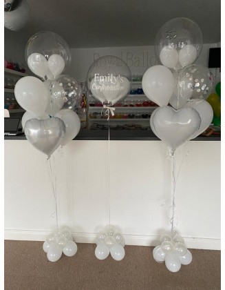 Confirmation White Balloons