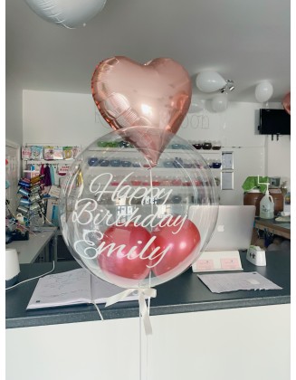 Bespoke Balloon with one Heart