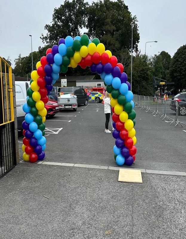 Autism Colourful Balloon Arch Neurodiversity