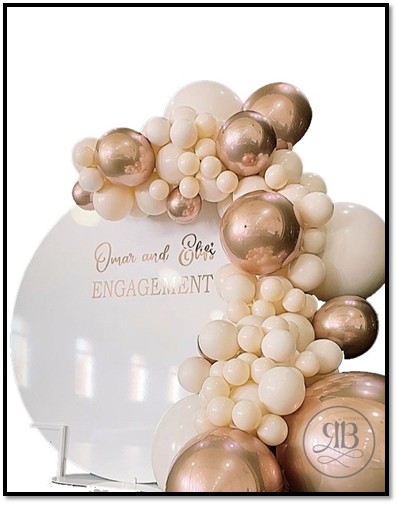 Personalised Luxury ballon Arch